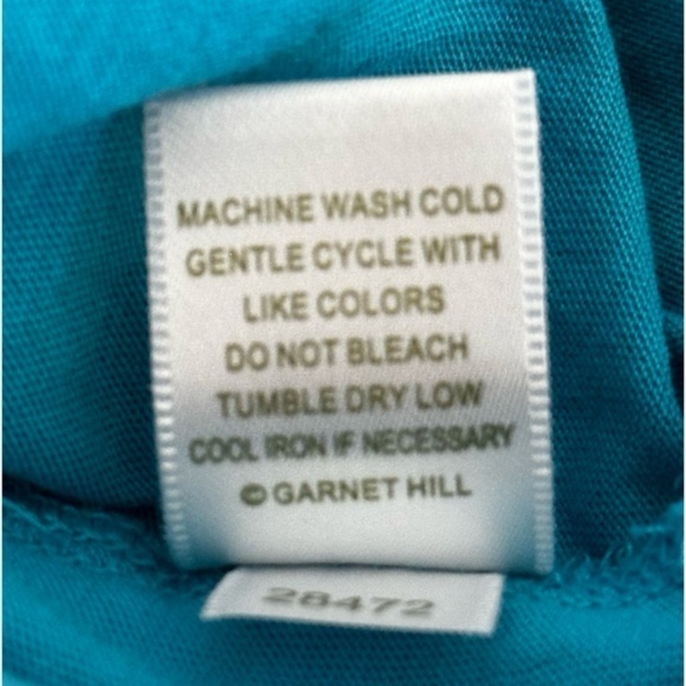 Garnet Hill Turquoise Maxi Skirt Size XS - Picture 6 of 7